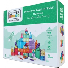 Cleverclixx Magnetická stavebnice Inventive Pack Intense 110 ks