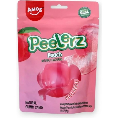 Amos Peelerz želé bonbóny s příchutí broskve 65 g