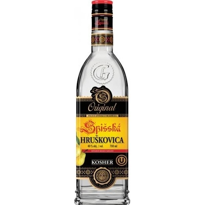 Spišská Original Hruškovica Kosher 40% 0,7 l (čistá fľaša)