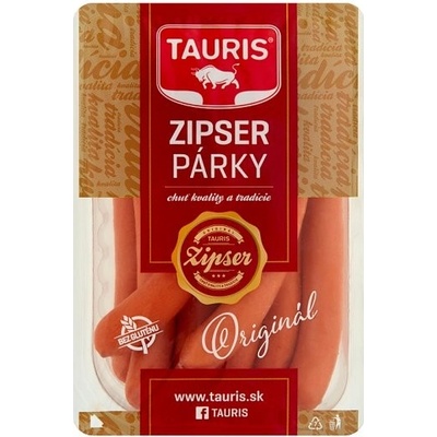 Tauris Zipser párky originál 500 g