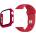 Trender Каишка и протектор Trender - Apple Watch, 40/41 mm, червени (TR-ASLTPU41RD)