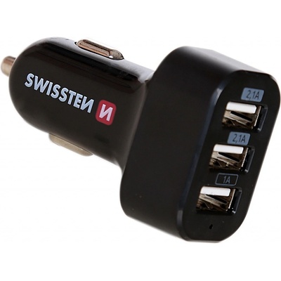 SWISSTEN CL ADAPTÉR 3x USB 5,2A POWER