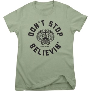 Journey Don't Stop Believin' Circle Шам фъстък XL Дамски Риза (PA-5-JOUR003-PAPL2804-PC-XL)