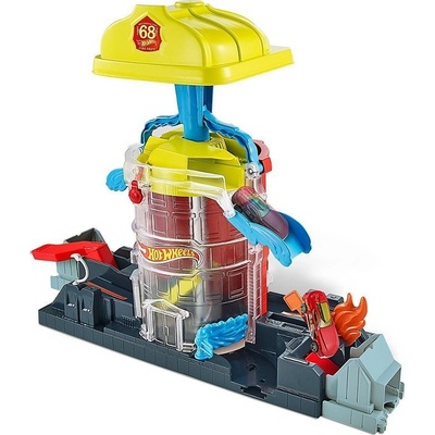 Mattel Hot Wheels Super City Fire House Rescue