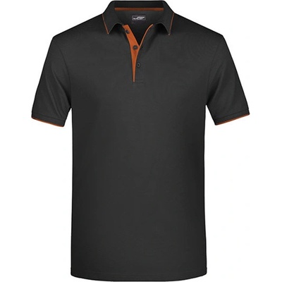 James & Nicholson Pánska polokošeľa JN728 black