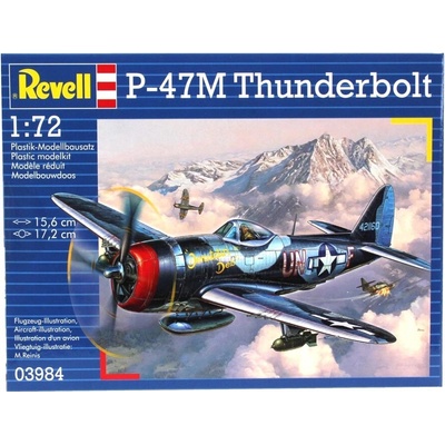 Revell P 47 M THUNDERBOLT Model Set lietadlo 1:72 67 dielov