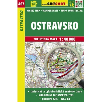 Turistická mapa Ostravsko