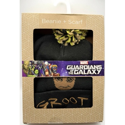 Marvel Groot čiapka a šál darčeková sada Guardians of the Galaxy