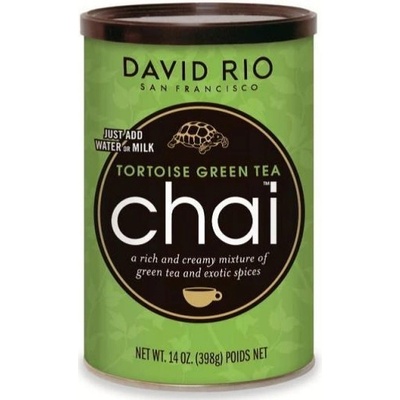 David Rio Tortoise Green Tea Chai + bateriový napěňovač jako 398 g