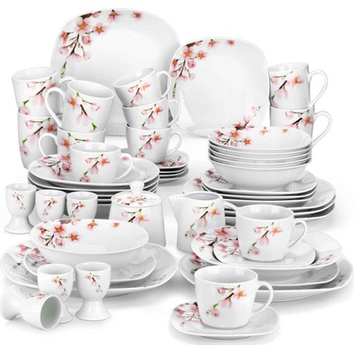 VEWEET ANNIE jedálenská porcelánová sada 50 dielna