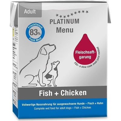 Platinum Natural Menu Adult Fish & Chicken 185 g
