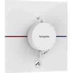 Hansgrohe ShowerSelect Comfort E 1-функционален, матово бял, скрит термостатичен смесител за душ с допълнителен изход (15575700)