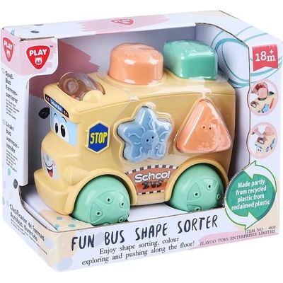Playgo Автобус с форми сортер Fun Bus PLAYGO Recycled