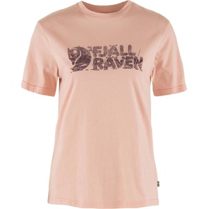 Fjällräven Дамска тениска Fjällräven Women's Lush Logo T-Shirt - Chalk Rose - размер XXS (916-1947-0111)