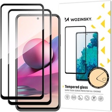 Wozinsky sada 2ks Wozinsky 5D Full Glue case friendly tvrzené sklo pro Xiaomi Redmi Note 10 / Redmi Note 10S / Redmi Note 11 Global / Redmi Note 11S Global , černá, 9145576216699