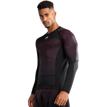 VENUM Рашгард Venum G-Fit Air Men's Long Sleeve Rashguard - Deep Black/Fire Red - XL