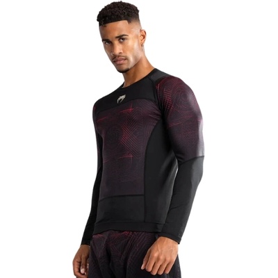VENUM Рашгард Venum G-Fit Air Men's Long Sleeve Rashguard - Deep Black/Fire Red - XL
