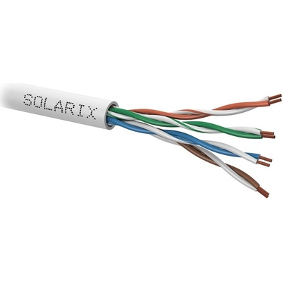 Solarix SXKL-5E-UTP-PVC-GY UTP, Cat5E, licna, PVC, metráž, šedý