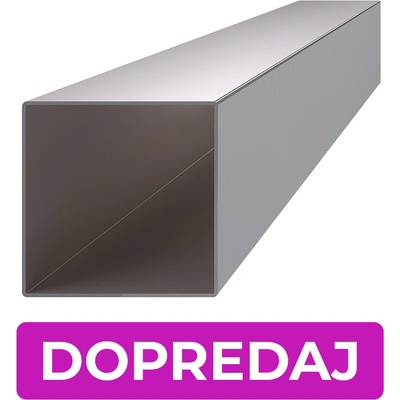 DOPRODEJ profil 80 x 80 x 2 x 4000 mm, broušená AISI 304