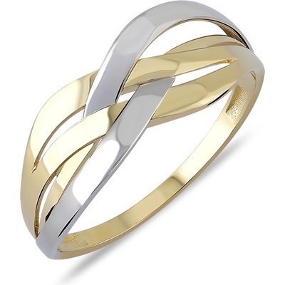 Lillian Vassago Celozlatý prsteň z kombinovaného zlata LLV06 GR052