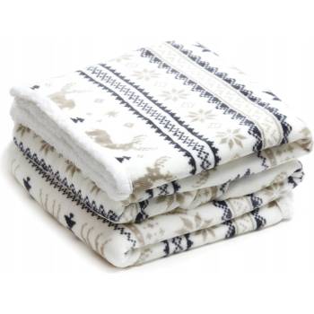 Homla polyester béžová Deka 150x200