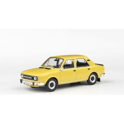 Abrex Model Škoda 120L 1982 užovka Žlutá Kanárková 1:43