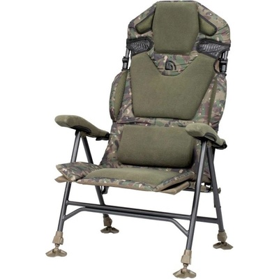 Trakker Křeslo komfortní s područkami Levelite Camo Longback Recliner – Zboží Dáma