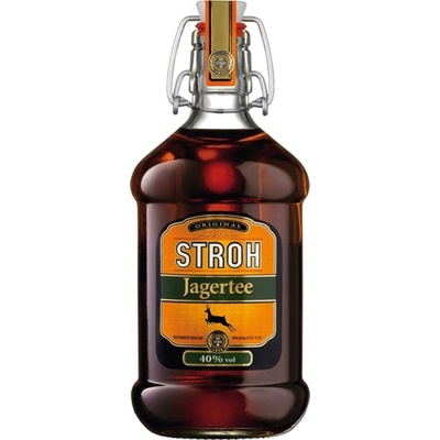 Jagertee Stroh Krug 40% 1 l (čistá fľaša)