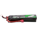 Gens ace 25C 2400mAh 3S2P 11.1V NUNCHUCK 3X Airsoft Gun Lipo baterie s Deans T konektorem