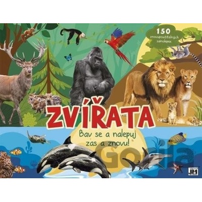Zvieratá - Bav sa a nalepuj znova!