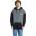Meatfly унисекс суитшърт Fry Black / Grey Meatfly | Cheren | МЪЖЕ | M-L