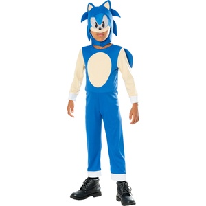 Rubies Детски костюм Sonic deluxe Размер - деца: M: 116 см