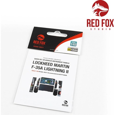 Kitty Hawk Red Fox Studio Kft. F-35A Lightning II for kit 1:48