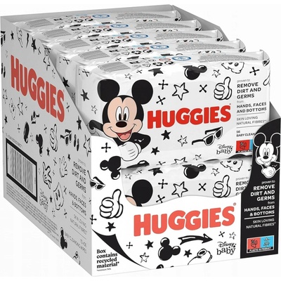 Huggies Mickey Mouse vlhčené obrúsky 10 x 56 ks