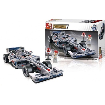 Sluban B0352 Formule F1 Racing Car Stříbrná 257 ks
