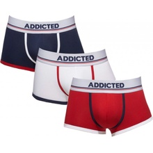 Addicted boxerky viacfarebné 3 pack