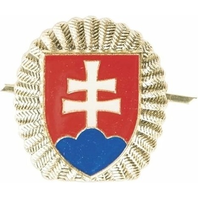 Odznak SLOVENSKO čepicový STŘÍBRNÝ