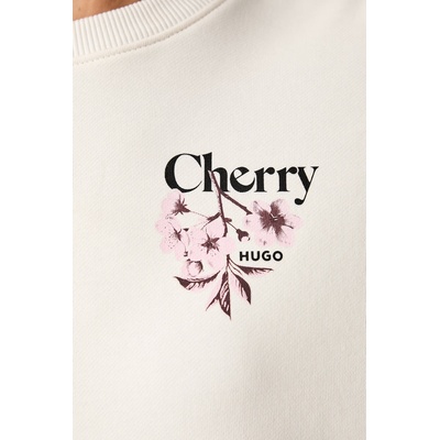 HUGO Blue суичър дамски от памук Classic Crew_B_4 (50566576)