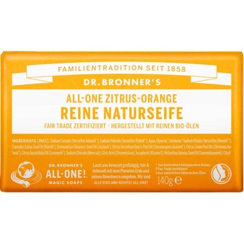 Dr. Bronner's Сапун - портокал и цитрус - 140 г