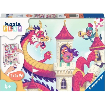 RAVENSBURGER &Play: Království koblih 2x24 dílků