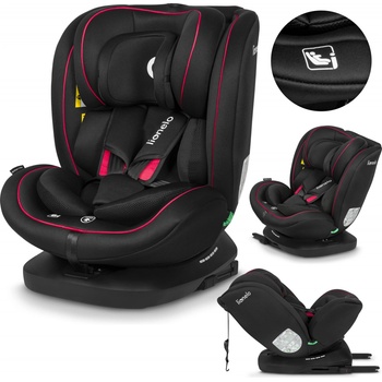Lionelo s ISOFIXOM BASTIAAN I-size 2023 black red