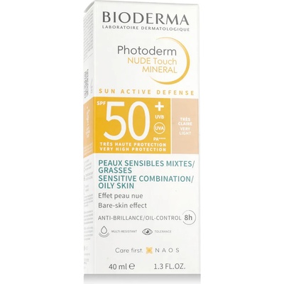 BIODERMA Photoderm Nude Touch natural very light SPF 50+ 40 ml
