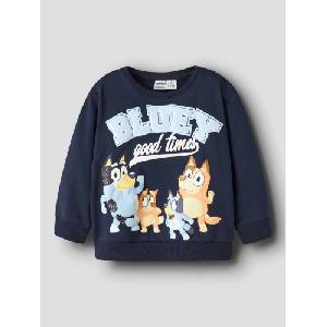 NAME IT Блуза nmmjust bluey nreg sweat unb noos sky