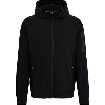 HUGO BOSS Суичър Boss Men's Modir Knitted Hoodie - Black