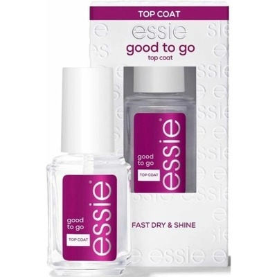 Lak na nehty Essie Good To Go bezbarvý lesklý 13,5 ml