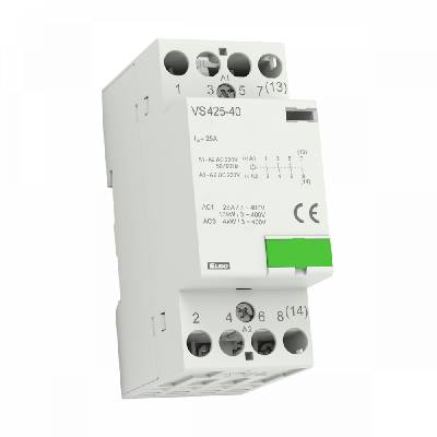 Vs425 Инсталационен контактор 2 превключващи, 2 прекъсващи 230 v ac/dc (209970700027)
