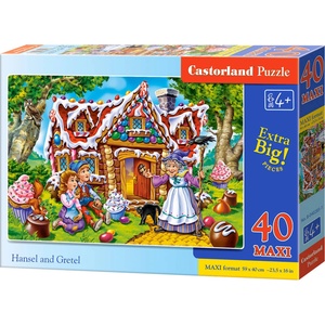 Castorland Пъзел Castorland от 40 XXL части - Хензел и Гретел (B-040285) - baby