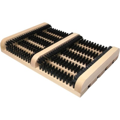 Strend Pro WMN.1 kartáčová rohož dřevěná 36 x 26,5 x 5,5 cm – Zboží Dáma