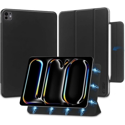 Tech-Protect Smartcase Magnetic puzdro na iPad Pro 13 7gen 2024 TEC308552 čierne