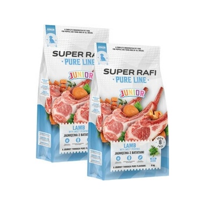 Super Rafi Pure Line Junior jehněčí & sladké brambory 18 kg